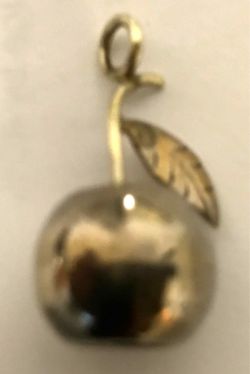 Sterling Silver 925 Balinese Apple Pendant