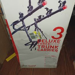 3 Deluxe Bike Rack New