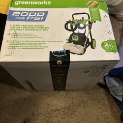 Green works Electric Pressure Washer Brand New