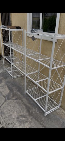 Origami foldable metal Storage shelves