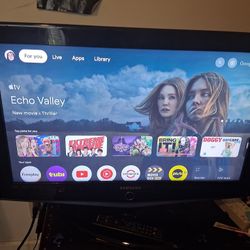 27inch TV W/Chromecast 