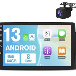 Android Car Stereo Radio for BMW E46 1 with 9 inch Touchscreen 8 Core 4GB+64GB, Carplay, Android Auto, Online Navigation, SWC, WiFi, Bluetooth