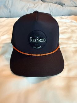 New Rio Secco Golf Course Las Vegas Pukka Hat - Black And Orange - Adjustable