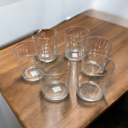 CB2 Marta Double Old-Fashioned Glasses Set Of 6