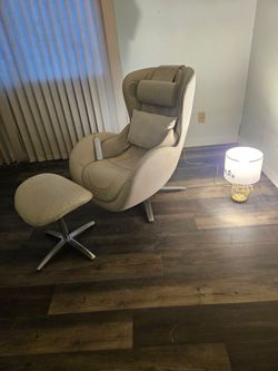 Nouhaus Reclining Massage Chair with Matching Ottoman