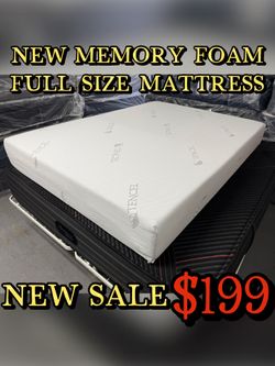NEW MEMORY FOAM FULL SIZE MATTRESS