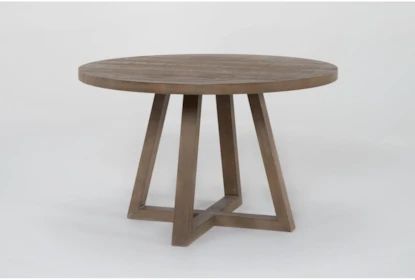 Round Wooden dining Table 48" dia