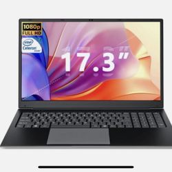 SGIN M17 17.3 Inch Laptop Celeron Dual-Core Up to 2.0 GHz 4GB RAM 128GB SSD FHD