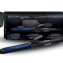 Bio Ionic Graphene MX Long Barrel Curling Iron 1.25" with Brush