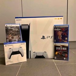 Brand New Console Disc Version 3 Game + 1 Controller Bundle