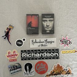 Stickers  2 Cassettes And A Patch 
