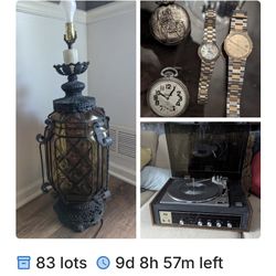 Downsizing. Tools. Furniture Lamps Jewelry 
