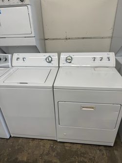 Used Whirlpool Washer and Gas Dryer Top Load