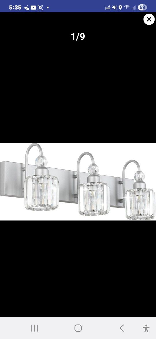 Ralbay Crystal Vanity Light (3 Light)