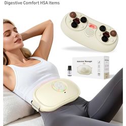 Electric abdominal massager