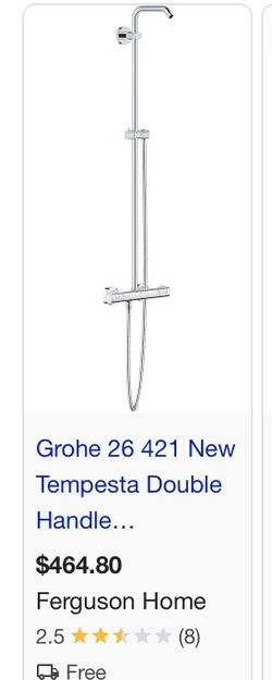 Grohe New tempesta shower system