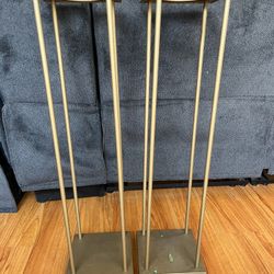Gold Pedestals (Wedding)