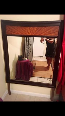Beautiful Dresser top mirror