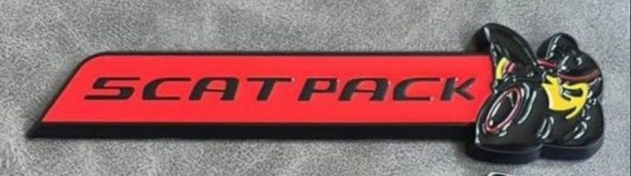 Scat Pack Badge grill or fender see all pics on this ad sold separate.SHIPPING AVAILABLE