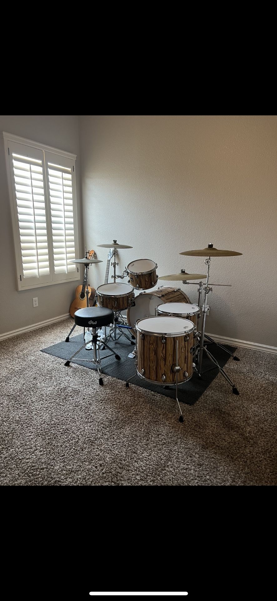 Mapex Drum Set With zildjian Cymbals 