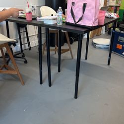 Black Adjustable IKEA Tables