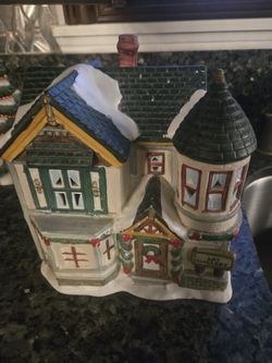 Vintage Holiday Village Decor - ART GALLERY
