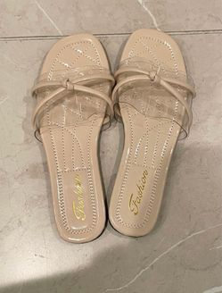 Transparent Summer Flat Sandals Slides