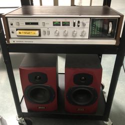 Vintage stereo receiver and nice speakers👍🏻