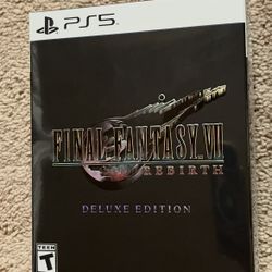Final Fantasy 7 Rebírth Deluxe Edition PS5 Video Game 