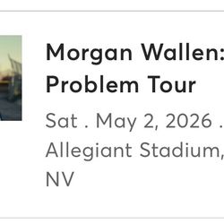 Morgan Wallen 5/2/2026 Tickets (4)