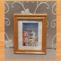 LIGHT WOOD PICTURE FRAME 
