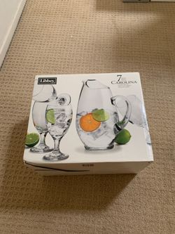 Libby Carolina 7 pieces Glassware Set
