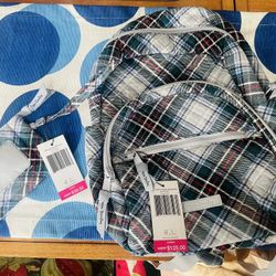 New VB Compact Backpack With Matching Wallet 