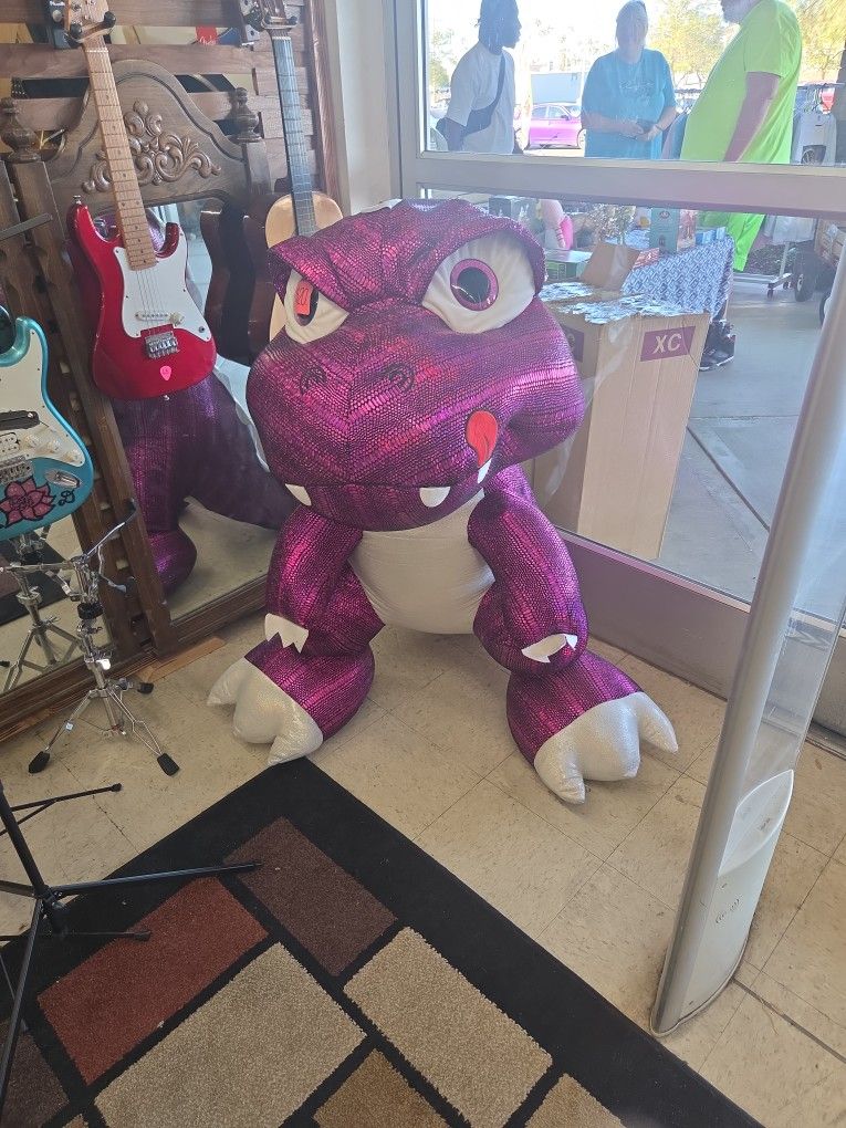4' Tall Stuffed Dragon
