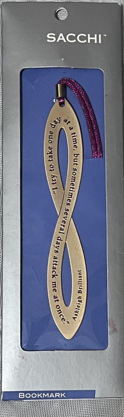 Sacchi Ashleigh Brilliant Inspirational Quote Bookmark