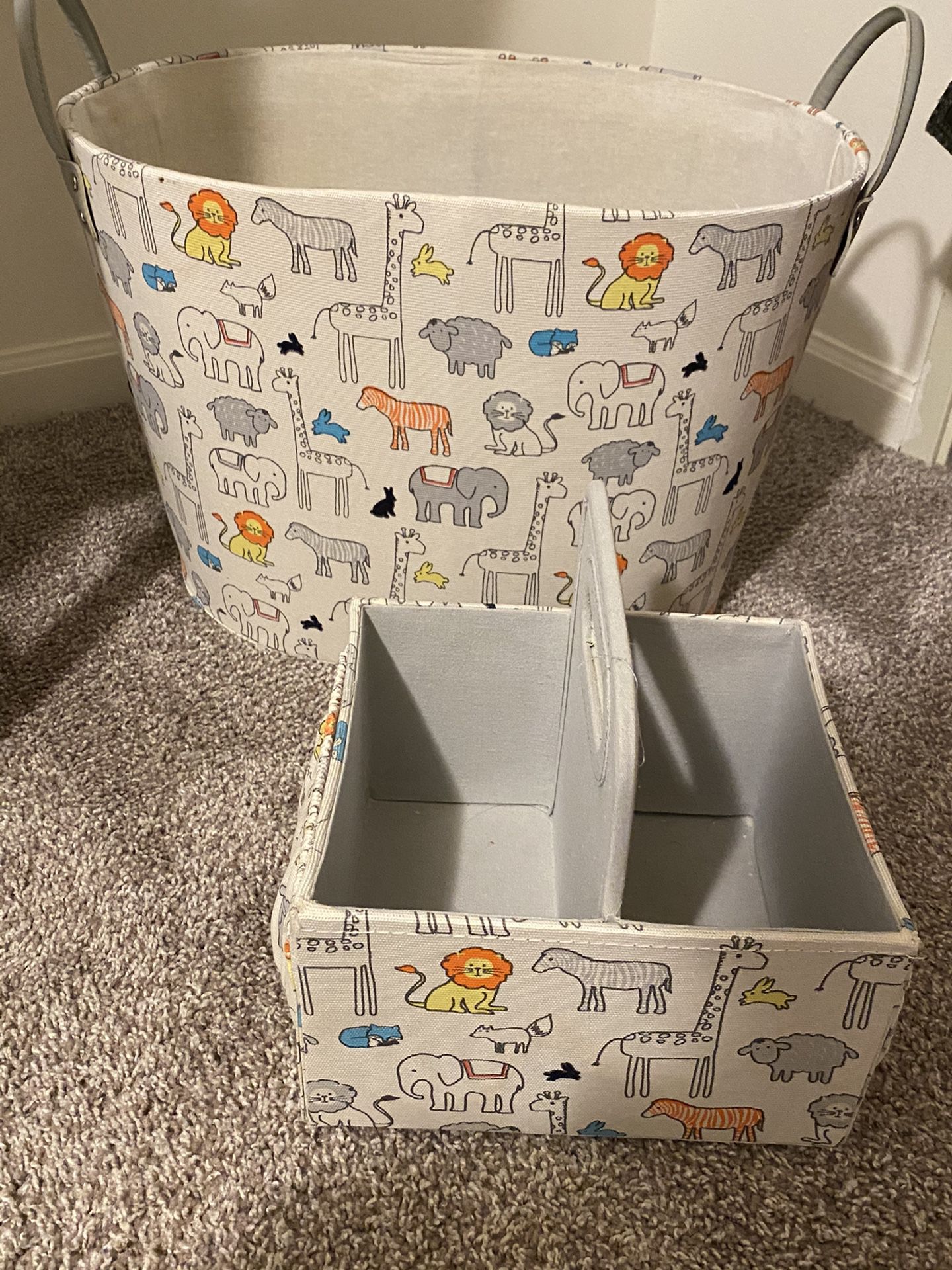 laundry basket with baby Diaper Caddy Organizer