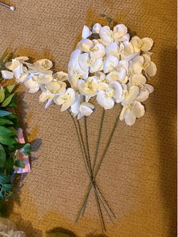Artifical Faux Orchid Flowers
