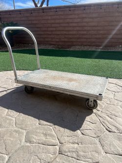 Aluminum flat cart