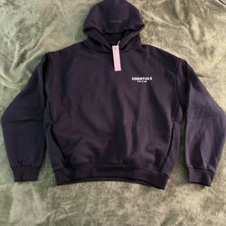 Black Essentials hoodie