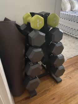 8, 20, 25, 30, 35 Weights Plus Stand