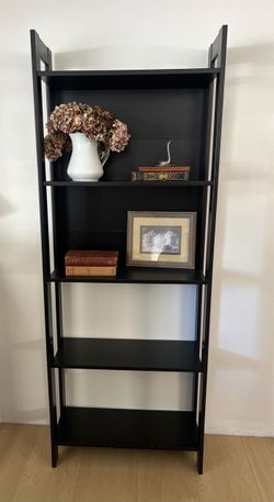 Dark brown bookcase