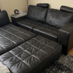 Sectional Sofa W/ Chaise And Ottoman