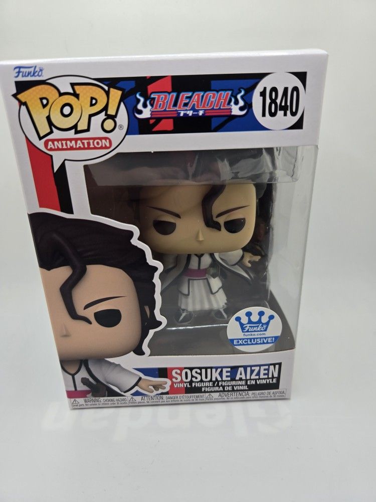 Funko Pop Sosuke Aizen #1840 Funko Shop Exclusive Bleach