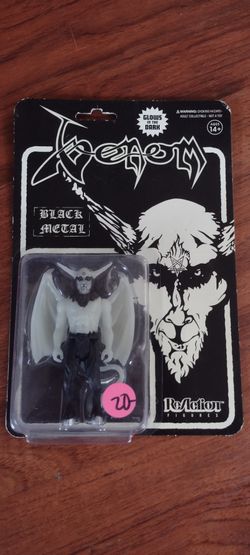Venom black metal action figure