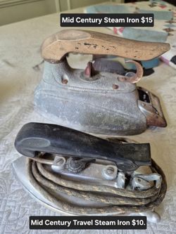 Mid-Century Steam Irons