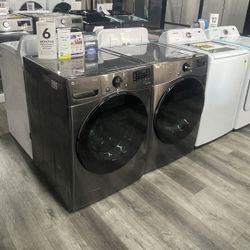 LG Front Load Washer 4.5 Cubic Ft. And Electric Dryer Laundry Pair🙌