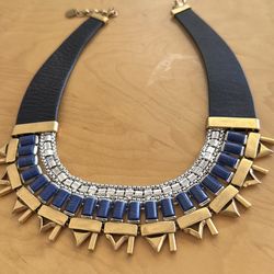 Stella & Dot - Gold, Navy & Silver