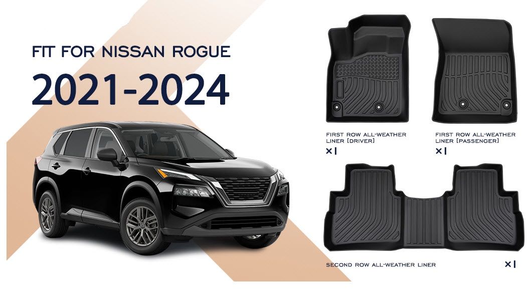 NEW Nissan Rogue All Weather Floor Mats 2021 2024 for Sale in Pearl