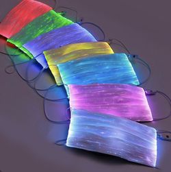 Multi color face mask