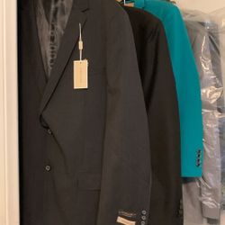 SUIT COATS- NEW - & a 3 PV Suit - Designer Suit Coats.    Chino, Ca